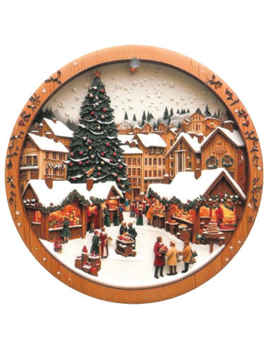 DECORATION BIANCO NATALE MERCATO NATALIZIO CERAM/SUGHERO (8029722811482)