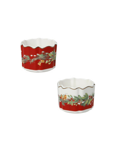 PIROTTINA CAROL SET 2 PZ PORCELLANA (8029722899718)