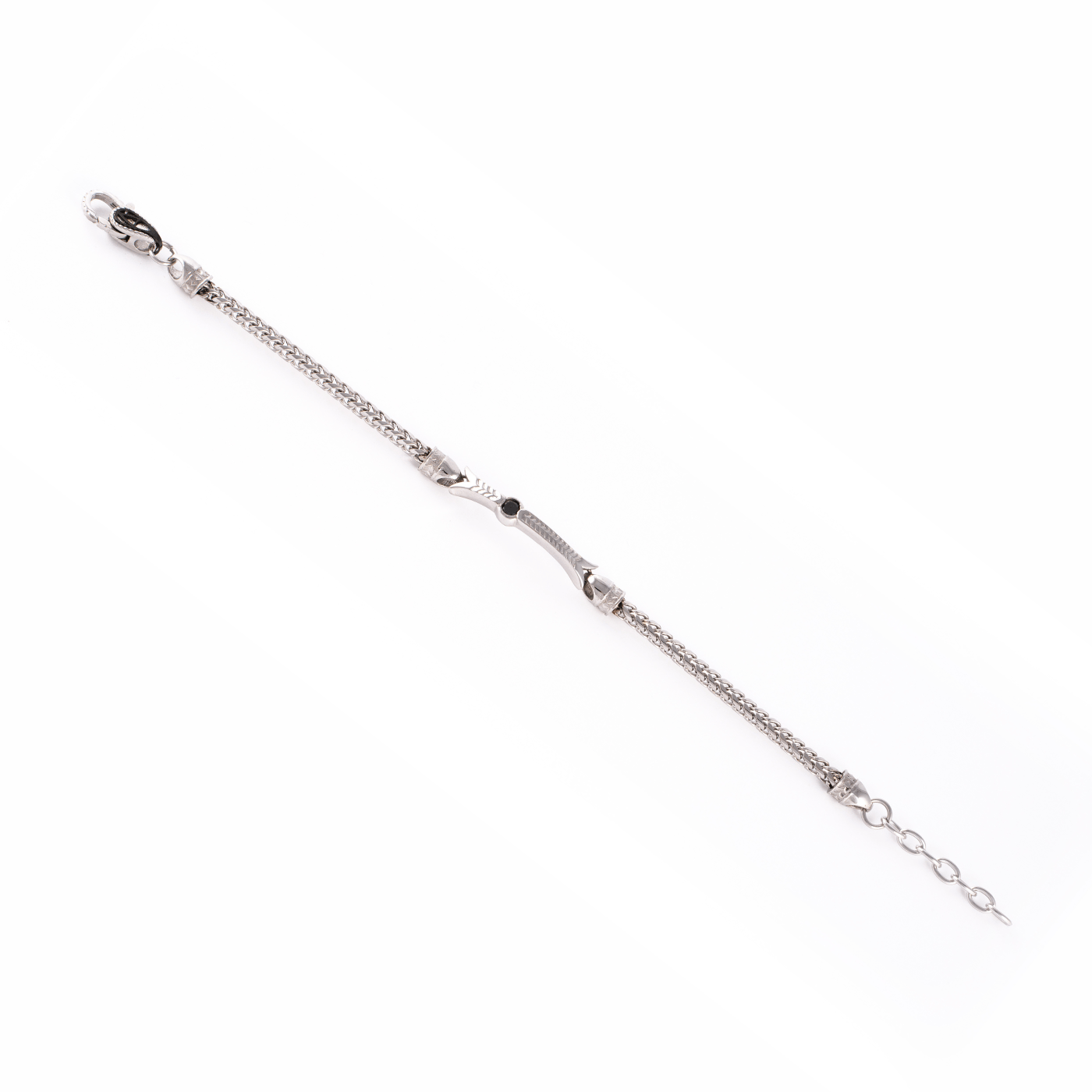 Gibilterra Gibilterra Bracciale Acciaio Argento
