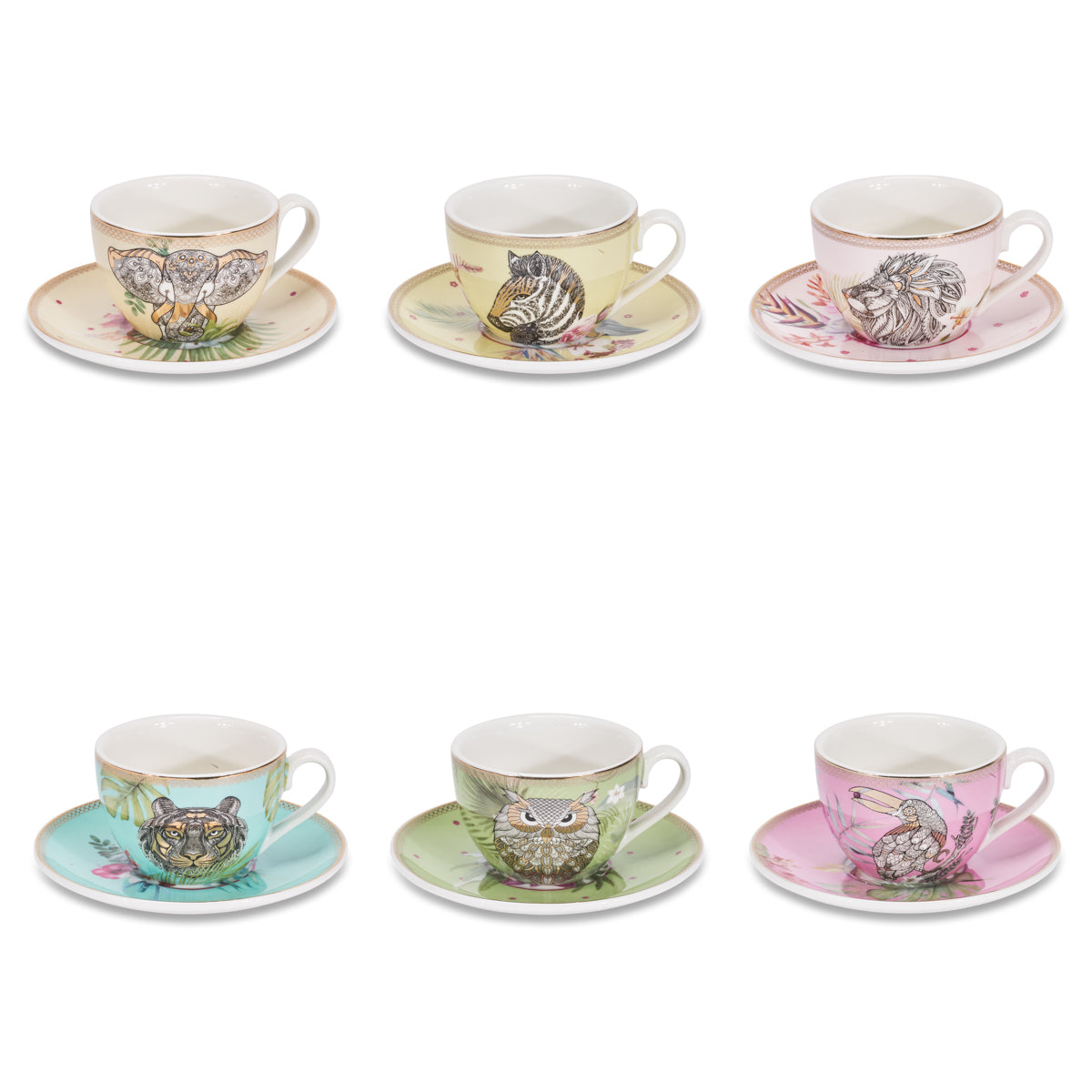 SET 6 TAZZE CAFFE' C/P
