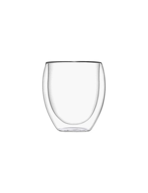 BICCHIERE DOUBLE WALL GLASS SET 2 PZ VETRO