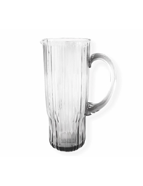 CARAFFA PLISSE TRASPARENTE VETRO