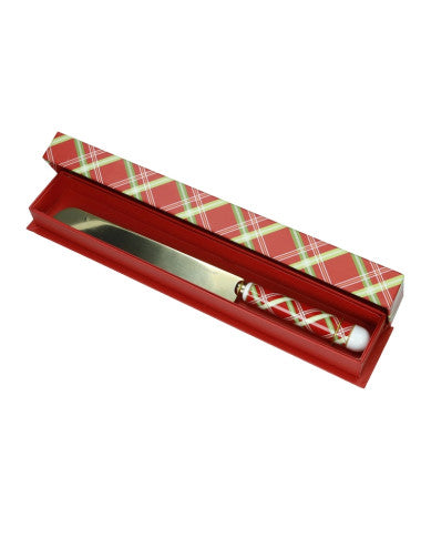 COLTELLO TORTA COCCOLE CHAMPAGNE INOX C/MANICO CERAMICA (8029722801209)