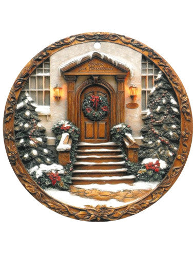 DECORATION BIANCO NATALE GHIRLANDA CERAM/SUGHERO (8029722811475)