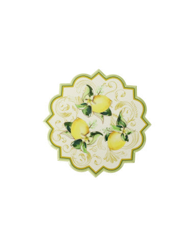 DECORATION LIMONI SET 4 PZ CERAMICA/SUGHERO 52772