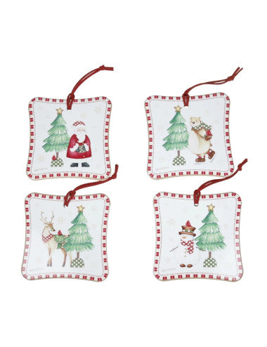DECORATION RACCONTI SET 4 PZ CERAMICA/SUGHERO (8029722847825)