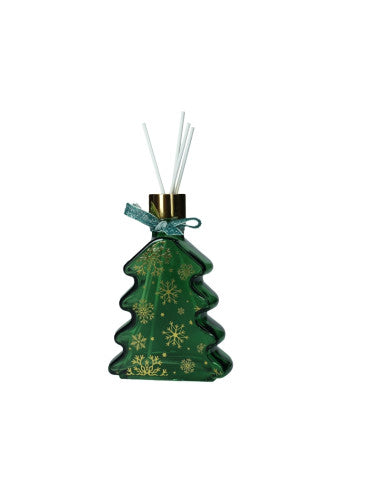DIFFUSORE DI FRAGRANZA BIANCO NATALE COLORI ASS VETRO C/BASTONCINI LEGNO/POLIESTERE DISPLAY 6 PZ (8029722845913)