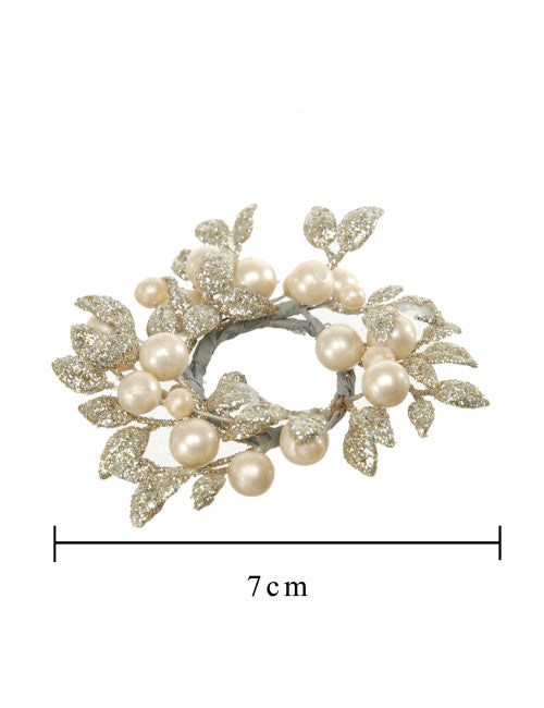 GIROCANDELA BACCHE SILVER PLASTIC