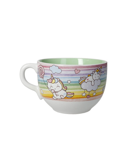 JUMBO TAZZA UNICORNO STONEWARE