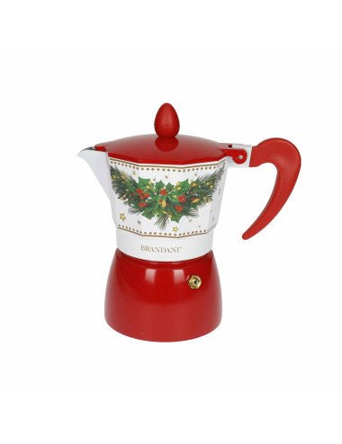 LA CAFFETTIERA CHRISTMAS 3 TAZZE ALLUMINIO (8029722845814)