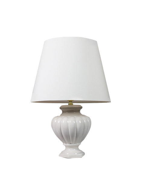 LAMPADA COSTE BIANCO CERAMICA