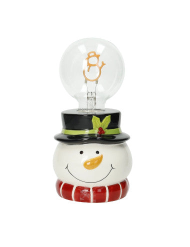 LAMPADA PUPAZZO DI NEVE DOLOMITE/VETRO (8029722898957)