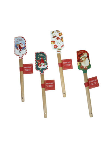 LECCAPENTOLA CHRISTMAS DECORI E COLORI ASSORTITI SILICONE/LEGNO DISPLAY 12 PZ (8029722845210)