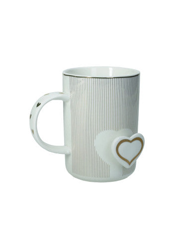 MUG AMORE MIO RIGHE NEW BONE CHINA 51665