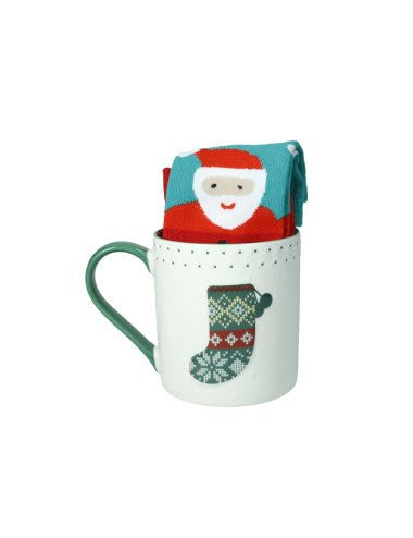 MUG CALZA NEW BONE CHINA CON CALZINI COTONE (8029722830223)