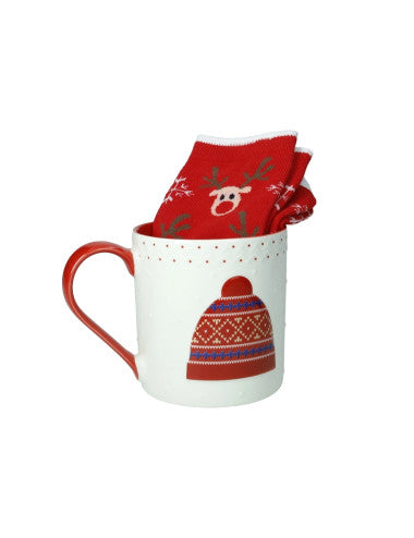 MUG CAPPELLO NEW BONE CHINA CON CALZINI COTONE (8029722830216)