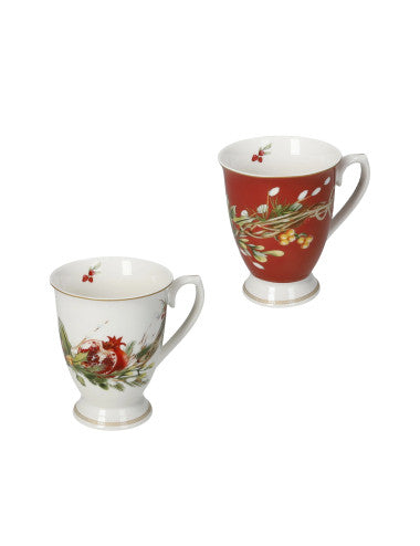 MUG CAROL SET 2 PZ NEW BONE CHINA (8029722899633)