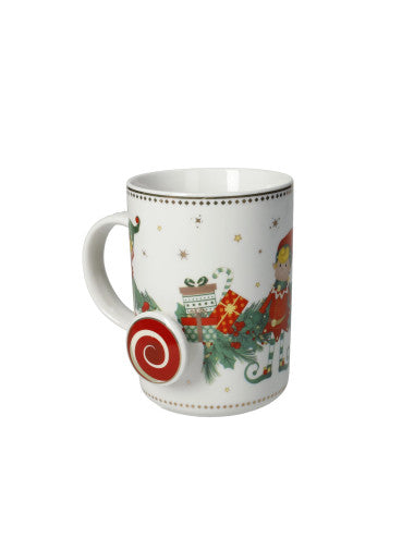 MUG ELFOMAGIA LOLLIPOP ROSSO NEW BONE CHINA (8029722845630)