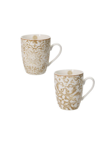 MUG EXCALIBUR SET 2 PZ NEW BONE CHINA 51044