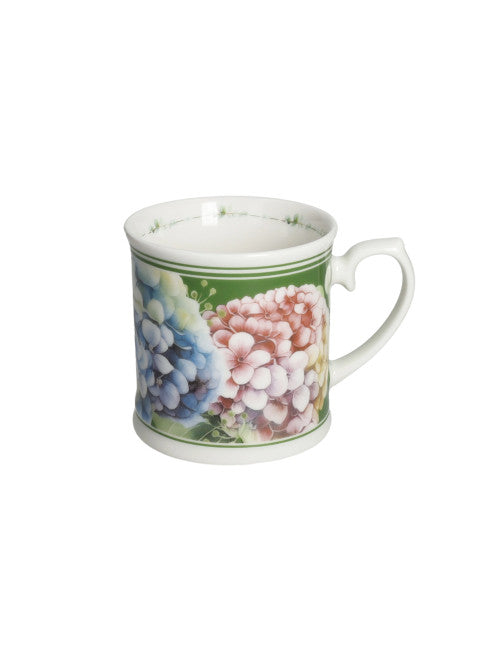 MUG FLORA NEW BONE CHINA (FONDO VERDE)