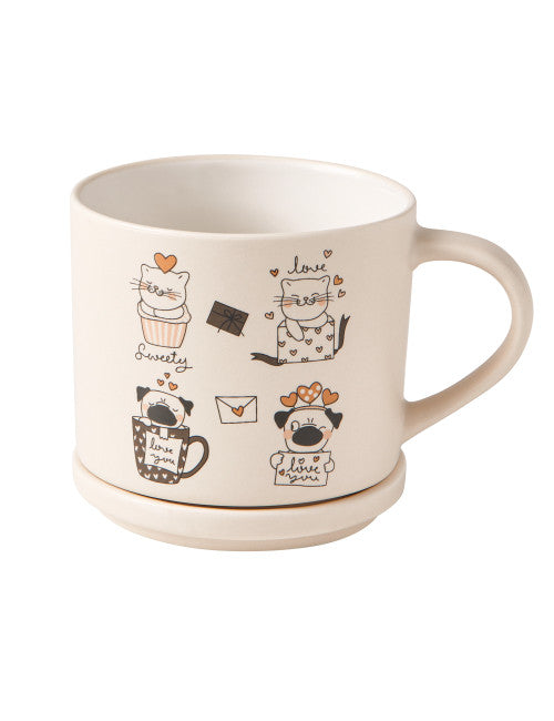 MUG GATTI SET 2 PZ NEW BONE CHINA