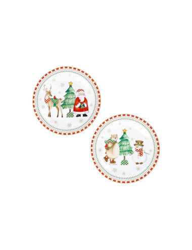 PIATTINO DOLCE RACCONTI SET 2 PZ PORCELLANA (8029722848105)