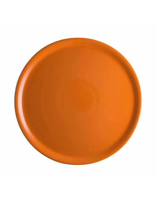 PIATTO PIZZA ARANCIO PORCELLANA
