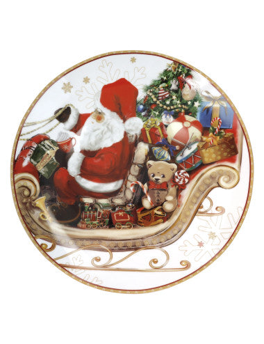 PIATTO PORTATA CHRISTMAS PORCELLANA (COUPE) (8029722899091)