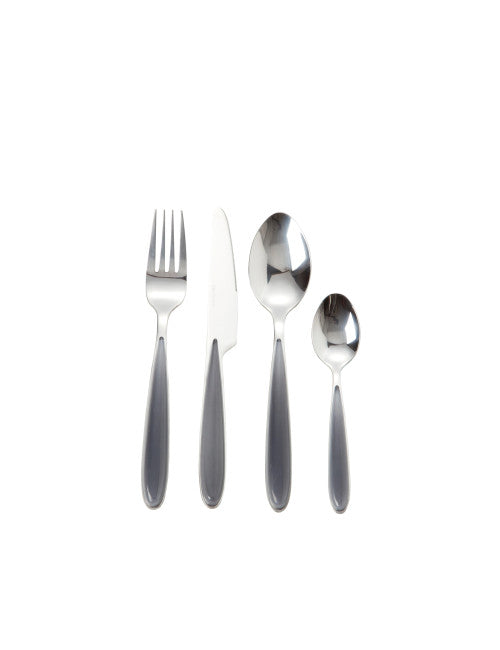 SET POSATE GREY PEARL 16 PZ INOX