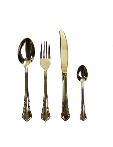 SET POSATE IMPERIAL GOLD SET 16 PZ INOX (8029722510057)
