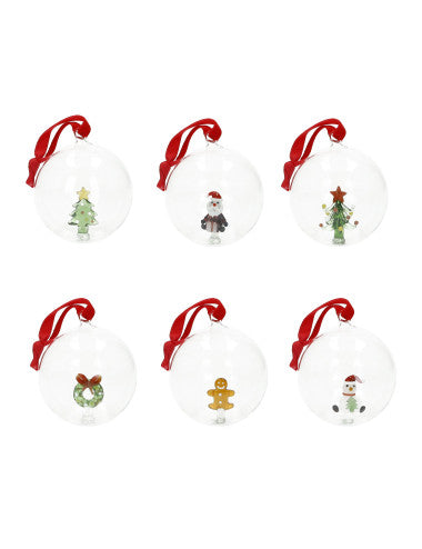 SFERA CHRISTMAS DECORI ASSORTITI INTERNI VETRO BOROSILICATO (8029722899930)
