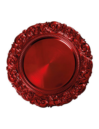 SOTTOPIATTO BAROCCO ROSSO SET 4 PZ PP (8029722514246)