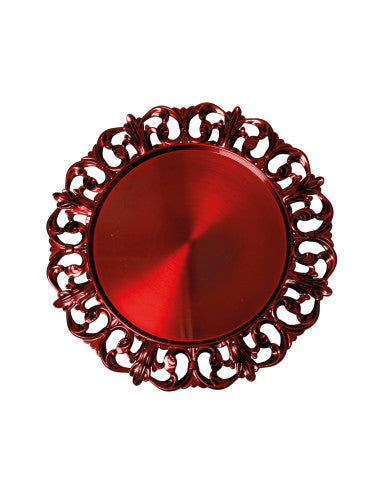 SOTTOPIATTO GIGLIO ROSSO SET 4 PZ PP (8029722514222)