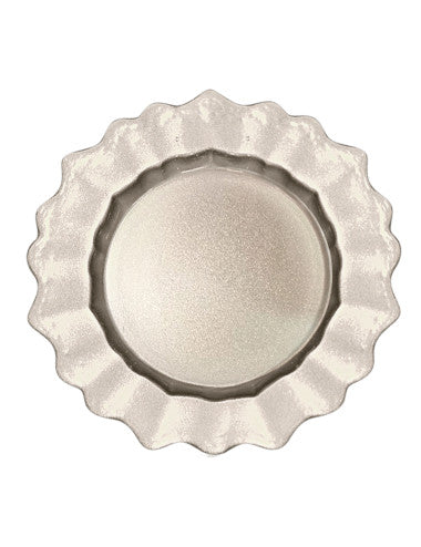 SOTTOPIATTO LUREX CHAMPAGNE VETRO (8029722510392)