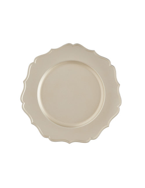 SOTTOPIATTO SMERLATO CHAMPAGNE SET 4 PZ PP
