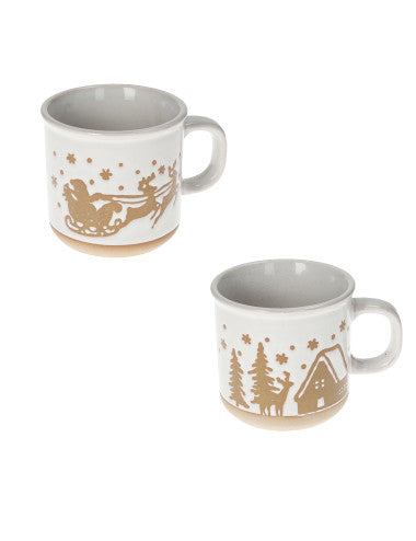 TAZZA CAFFE PANDIZENZERO SET 2 PZ STONEWARE (8029722800462)