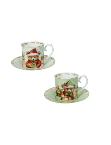 TAZZA COCCOLE SET 2 PZ NEW BONE CHINA (8029722801063)