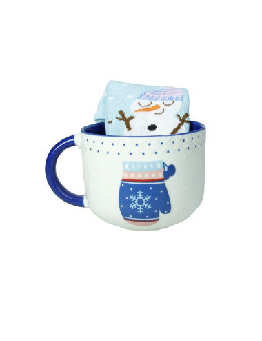 TAZZA COLAZIONE GUANTO NEW BONE CHINA CON CALZINI COTONE (8029722830261)