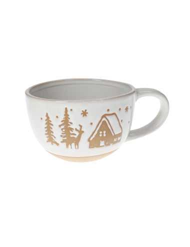 TAZZA COLAZIONE PANDIZENZERO BOSCO STONEWARE (8029722800509)