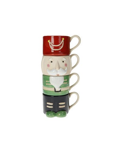 TAZZA IMPILABILI SCHIACCIANOCI RED HAT 4 PZ STONEWARE (8029722898995)