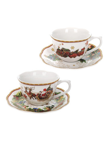 TAZZA THE CHRISTMAS SET 2 PZ PORCELLANA (8029722899022)