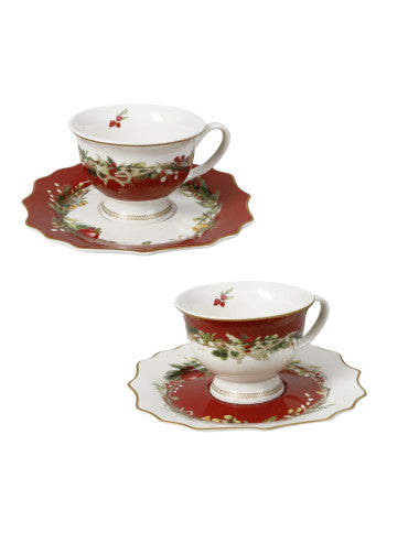 TAZZINA CAFFE CAROL SET 2 PZ NEW BONE CHINA (8029722899619)