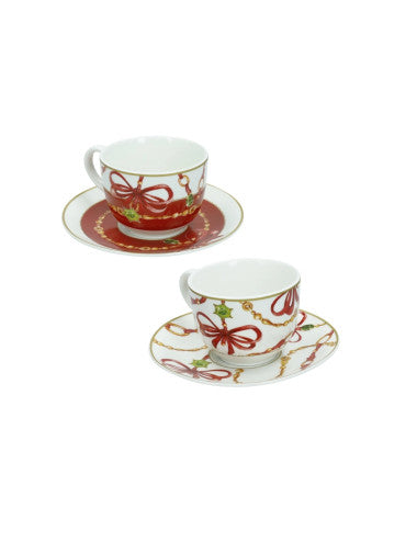 TAZZINA CAFFE' GIOCO DI LUCI SET 2 PZ NEW BONE CHINA (8029722896939)