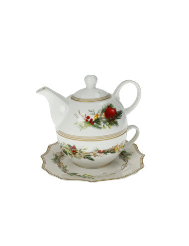 TEIERA C/TAZZA E PIATTINO CAROL BIANCO NEW BONE CHINA (8029722899657)
