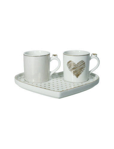 TETE A TETE AMORE MIO CUORI NEW BONE CHINA 51660