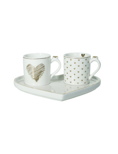 TETE A TETE AMORE MIO RIGHE NEW BONE CHINA 51661