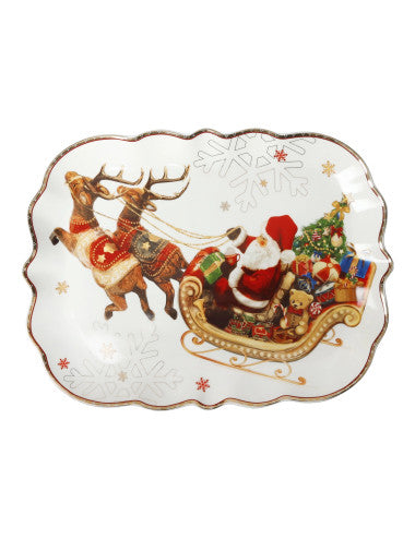 VASSOIO CHRISTMAS SLITTA PORCELLANA (8029722899237)