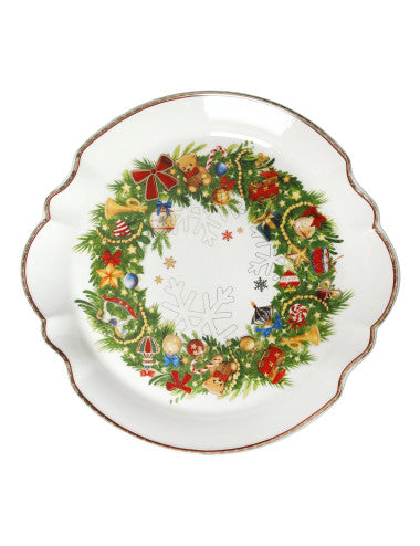 VASSOIO PORTATA CHRISTMAS PORCELLANA (8029722899220)