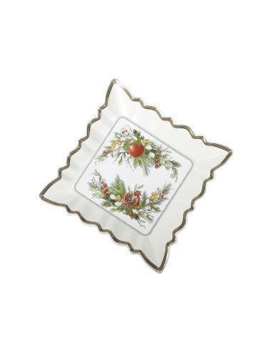 VASSOIO QUADRO CAROL PORCELLANA (8029722899732)